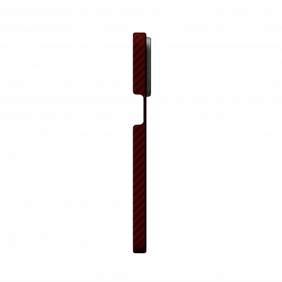 Чехол Magssory для iPhone 15 Pro Max, Кевлар (арамид), красный (Red)