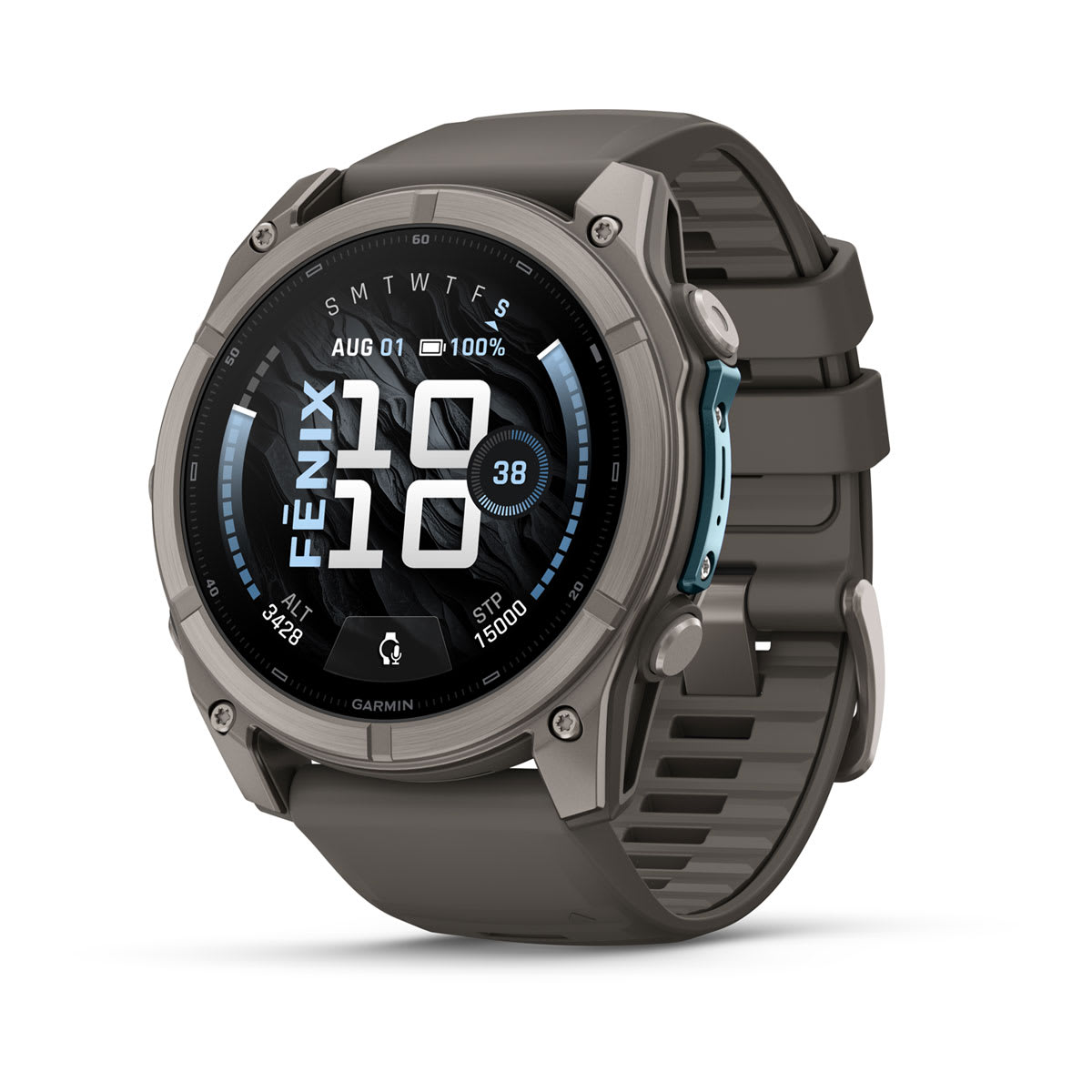 Спортивные часы Garmin fenix 9, 51 мм, Титан, цвет: галечный серый (Pebble Gray)