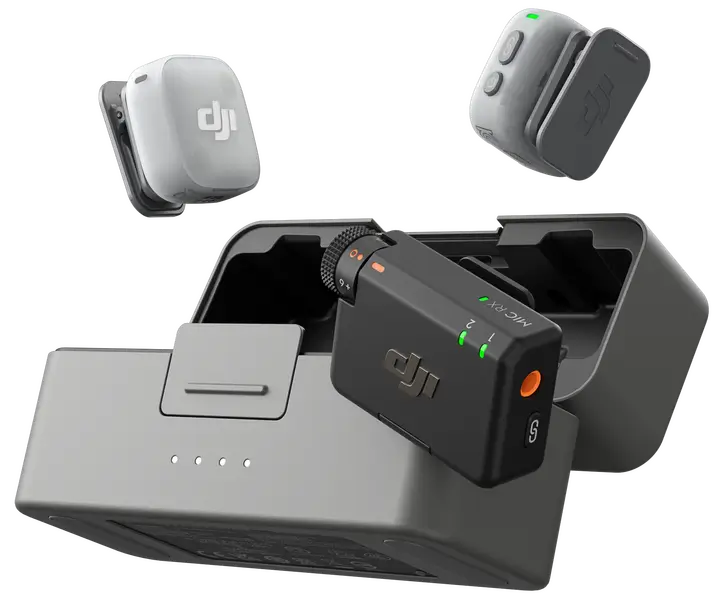 Петличный микрофон DJI Mic Mini 2 (2 TX + 1 RX + Зарядной кейс)