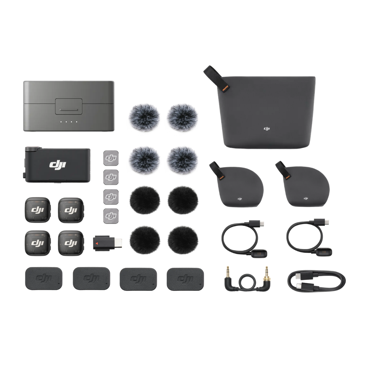 Петличный микрофон DJI Mic 3 (4 TX + 1 RX + Зарядной кейс)