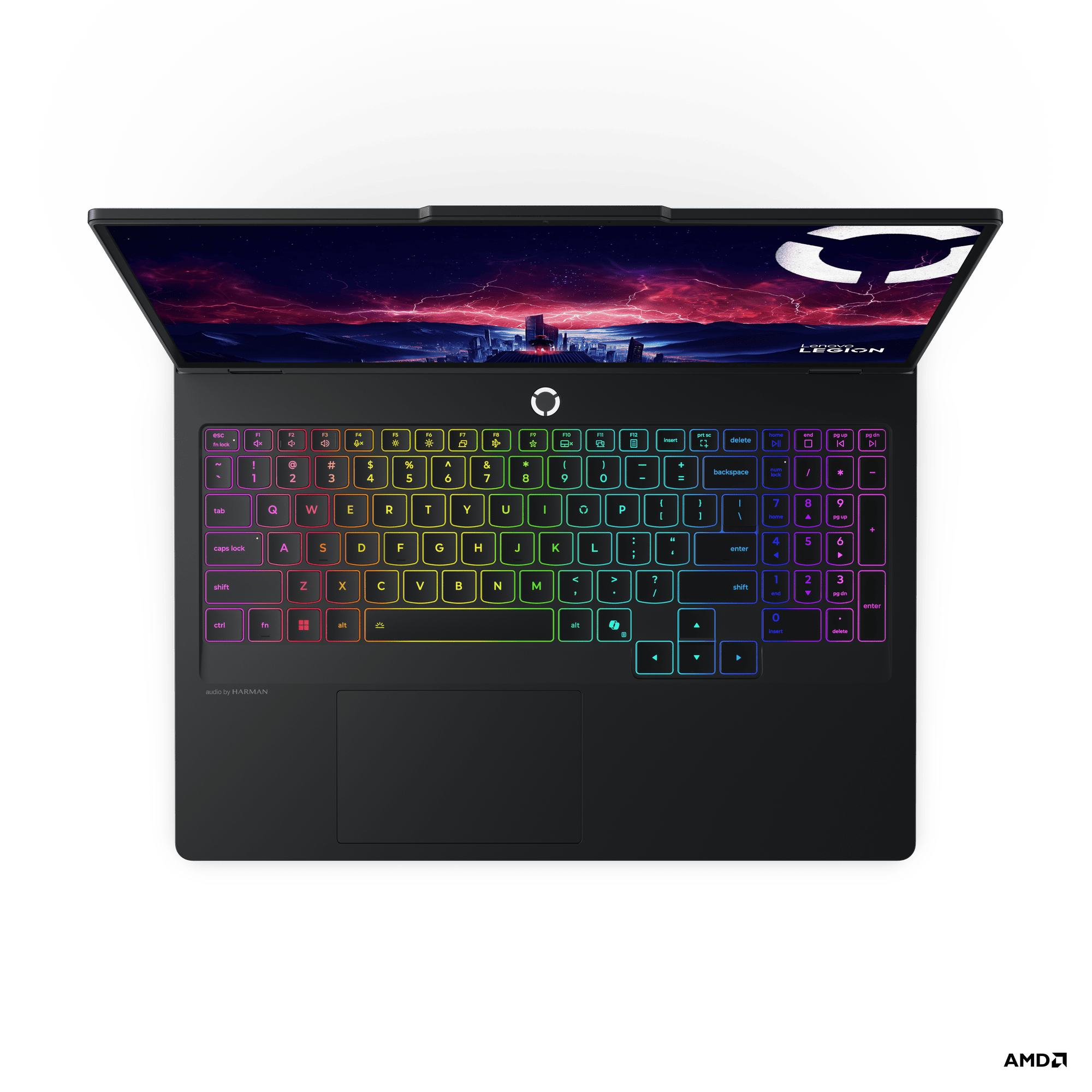 Игровой ноутбук Lenovo Legion Pro 5 16 (AMD Ryzen 9 8945HX, 16 ГБ, 1024 ГБ SSD, RTX 5060, 240 Гц, Win 11 Pro) Черный