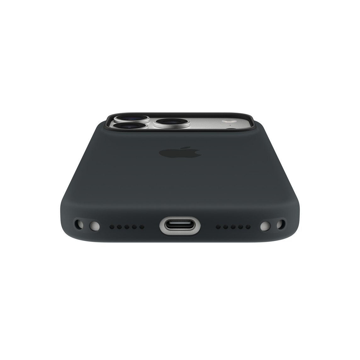 Чехол Apple для iPhone 17 Pro Max Silicone c MagSafe, цвет: Черный (Black)