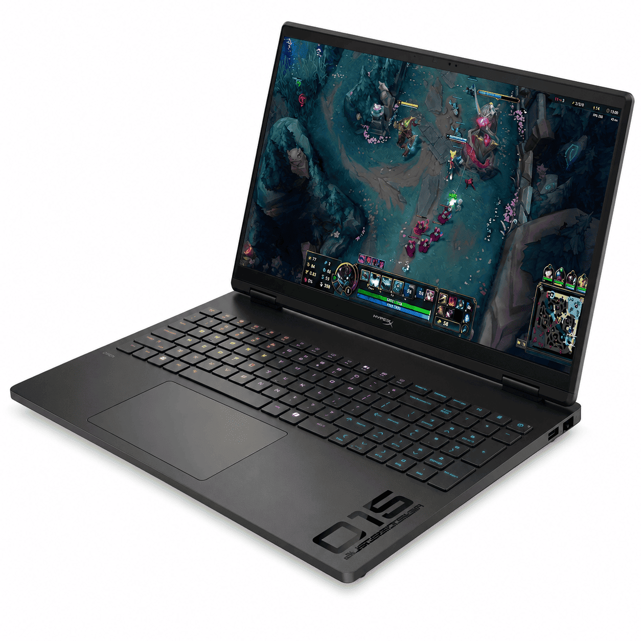 Игровой ноутбук HP HyperX OMEN 15 (Core 5, 16 ГБ, 512 ГБ, RTX 5050, 165 Гц, Win 11) Черный
