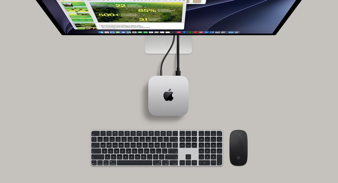 Компьютер Apple Mac Mini (2026) M5 Pro 15/16-Core, 24/512GB, Серебристый