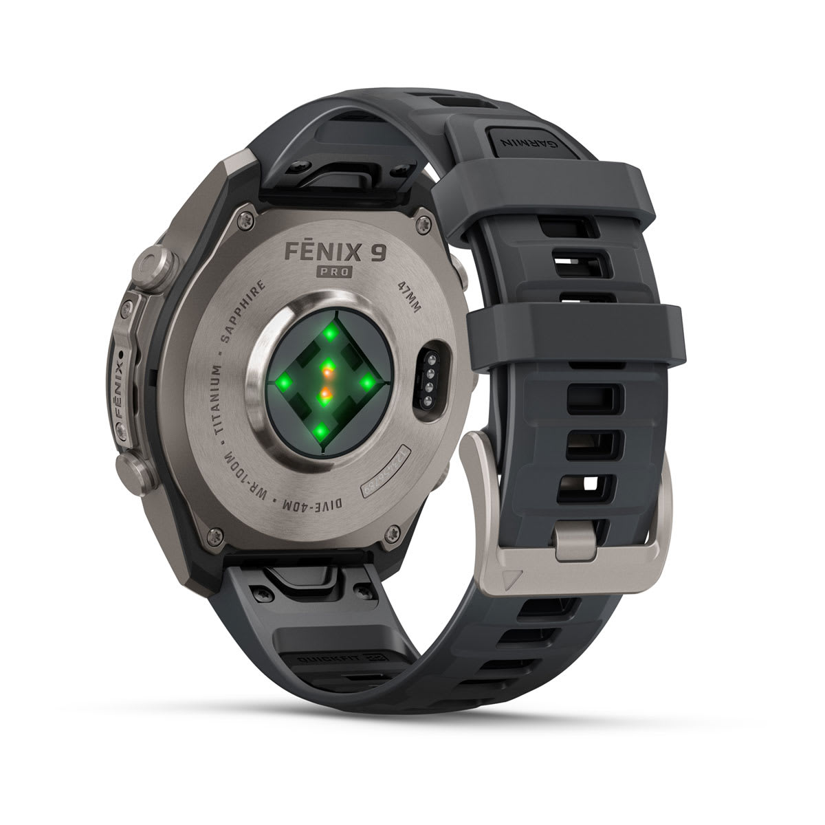 Спортивные часы Garmin fenix 9 Pro inReach, 47 мм, LTE, Титан, цвет: графит/черный (Graphite/Black) 