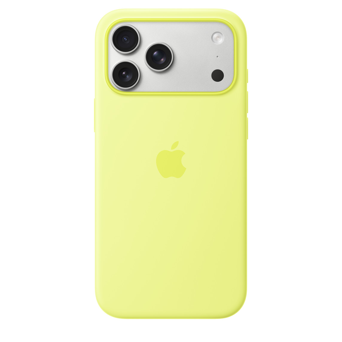 Чехол Apple для iPhone 17 Pro Max Silicone c MagSafe, цвет: Неоновый желтый (Neon Yellow)