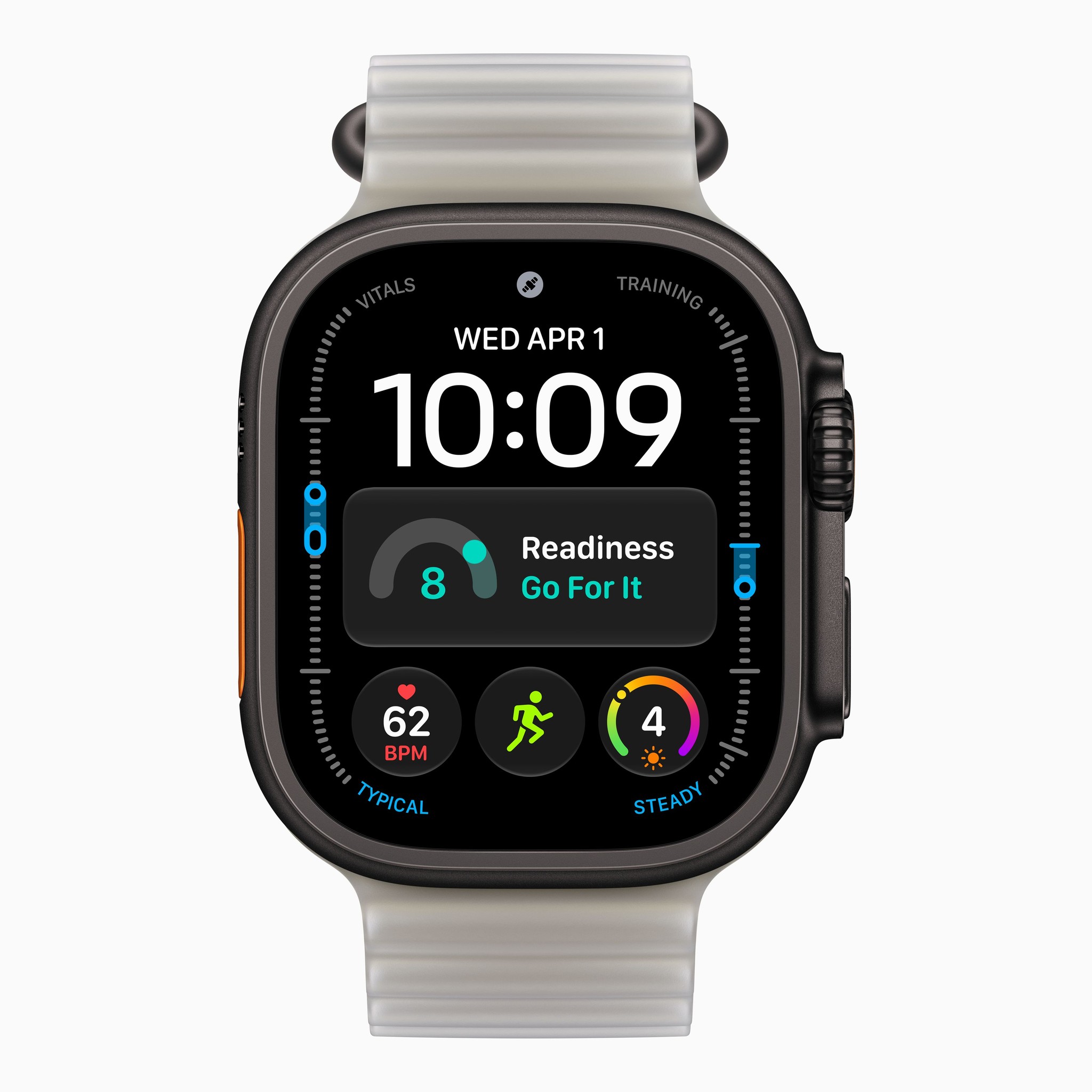 Смарт-часы Apple Watch Ultra 4 (2026) 49 мм, корпус черный титан (Black Titanium), ремешок Ocean Band