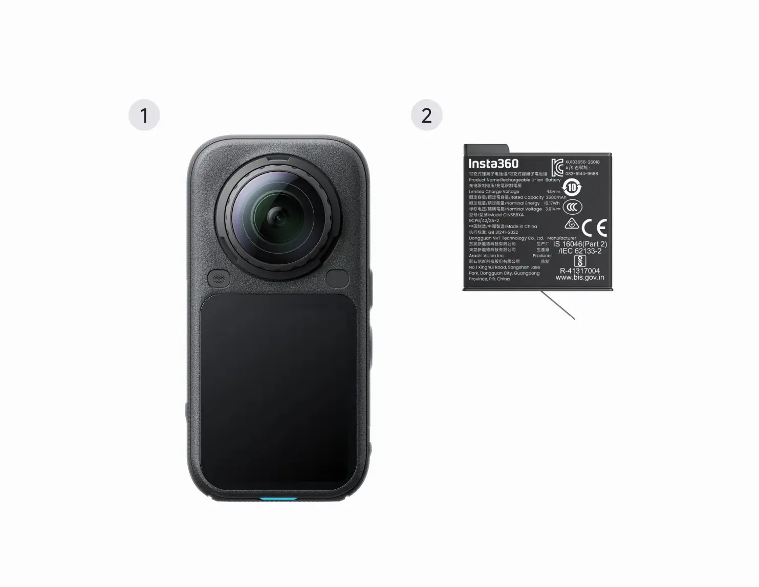 Экшн-камера Insta360 X6, Черная (Midnight Black)