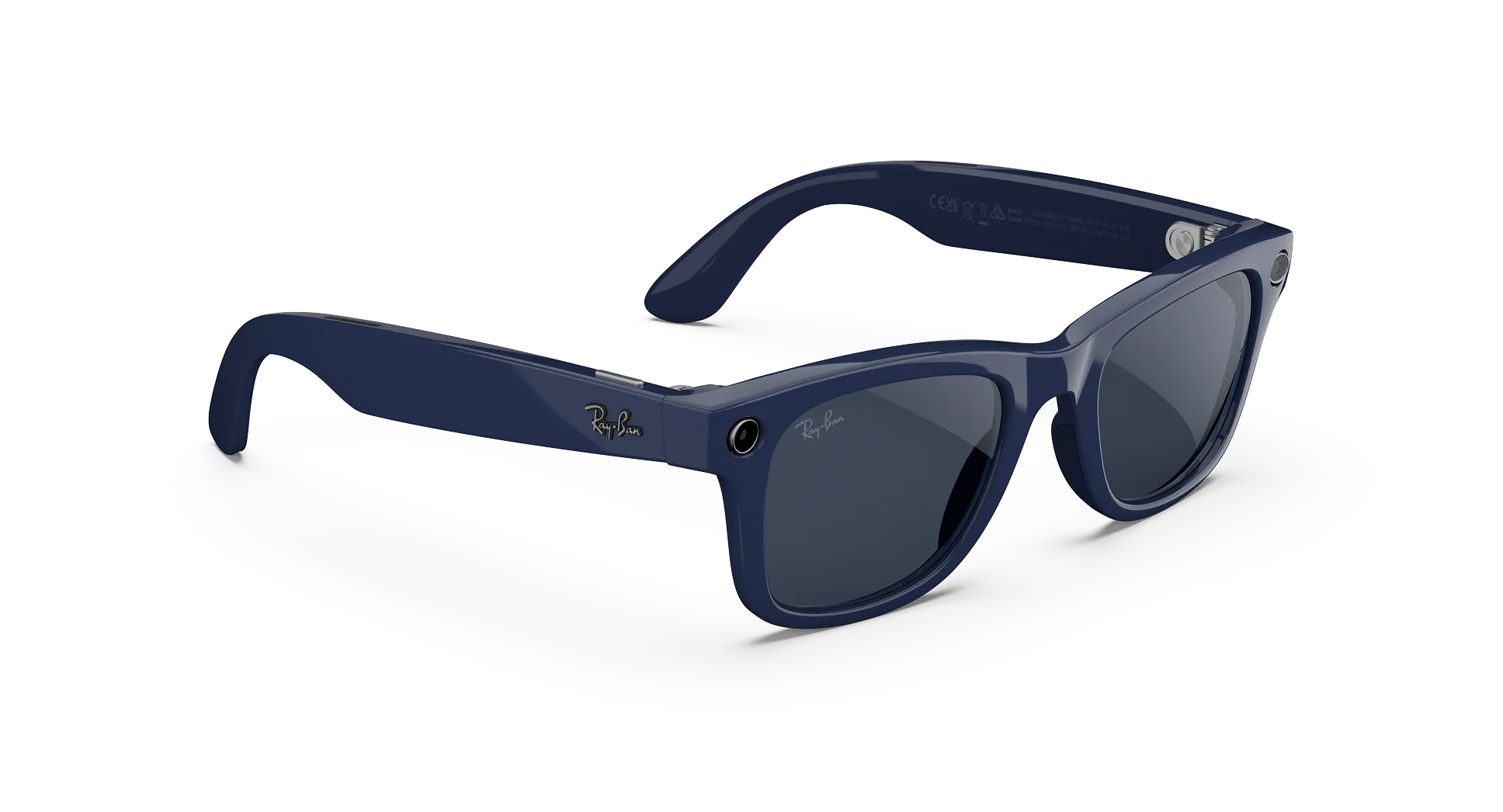 Умные очки Ray-Ban Meta Wayfarer RW4012 (Gen 2), Глянцевый Космический синий/ Tranz Сапфировый (6628/MF50), 50 (M)