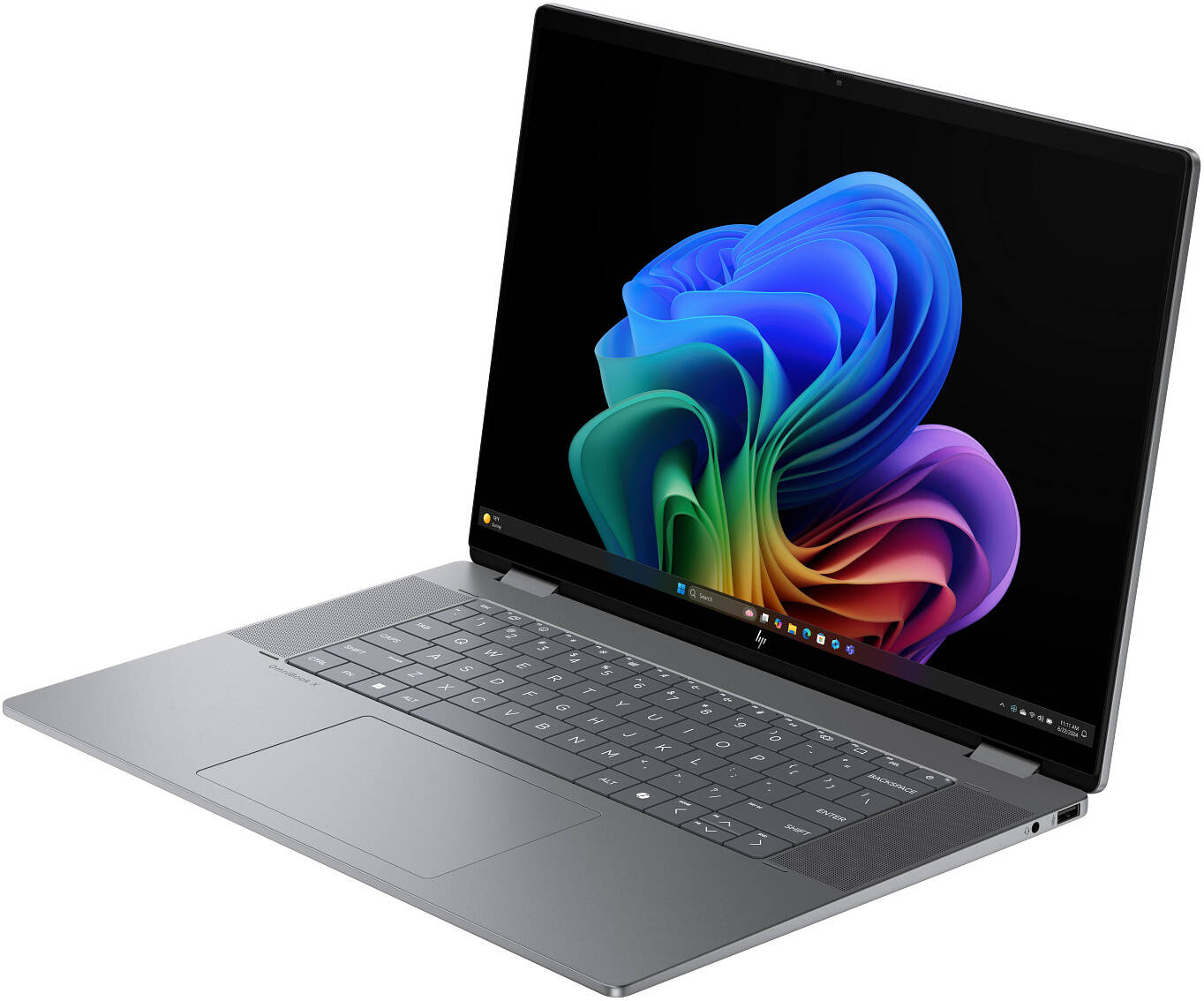 Ноутбук HP OmniBook X Flip 16 (Ryzen AI 5, 16 ГБ, 512 ГБ, сенсорный, Win 11) Серый