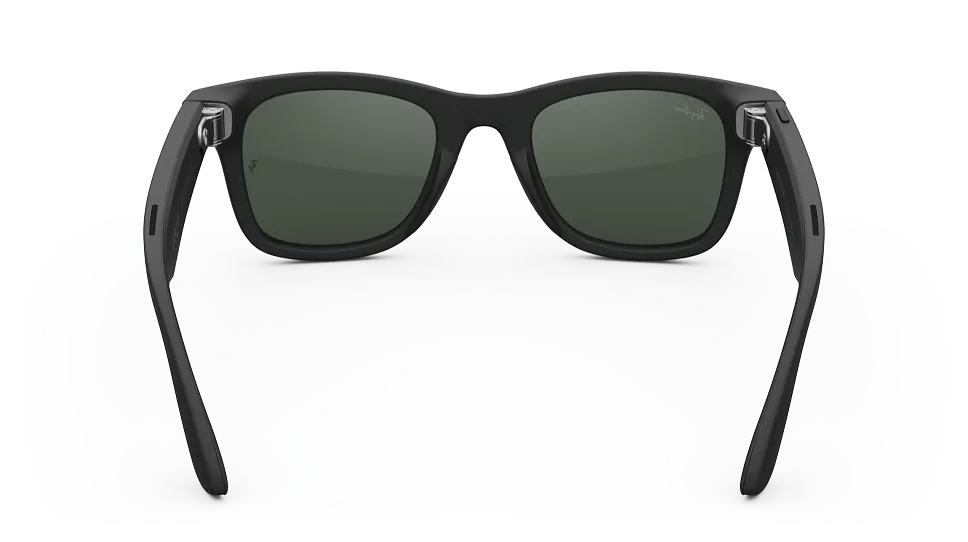Умные очки Ray-Ban Meta Wayfarer RW4006 (Gen 1), Матовый чёрный / Переходный графит зелёный (601/SM1), 50 (M)