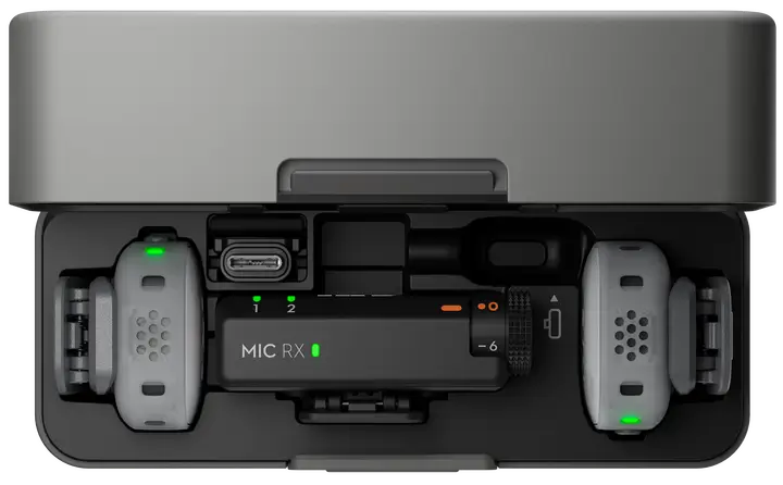Петличный микрофон DJI Mic Mini 2 (2 TX + 1 RX + Зарядной кейс)