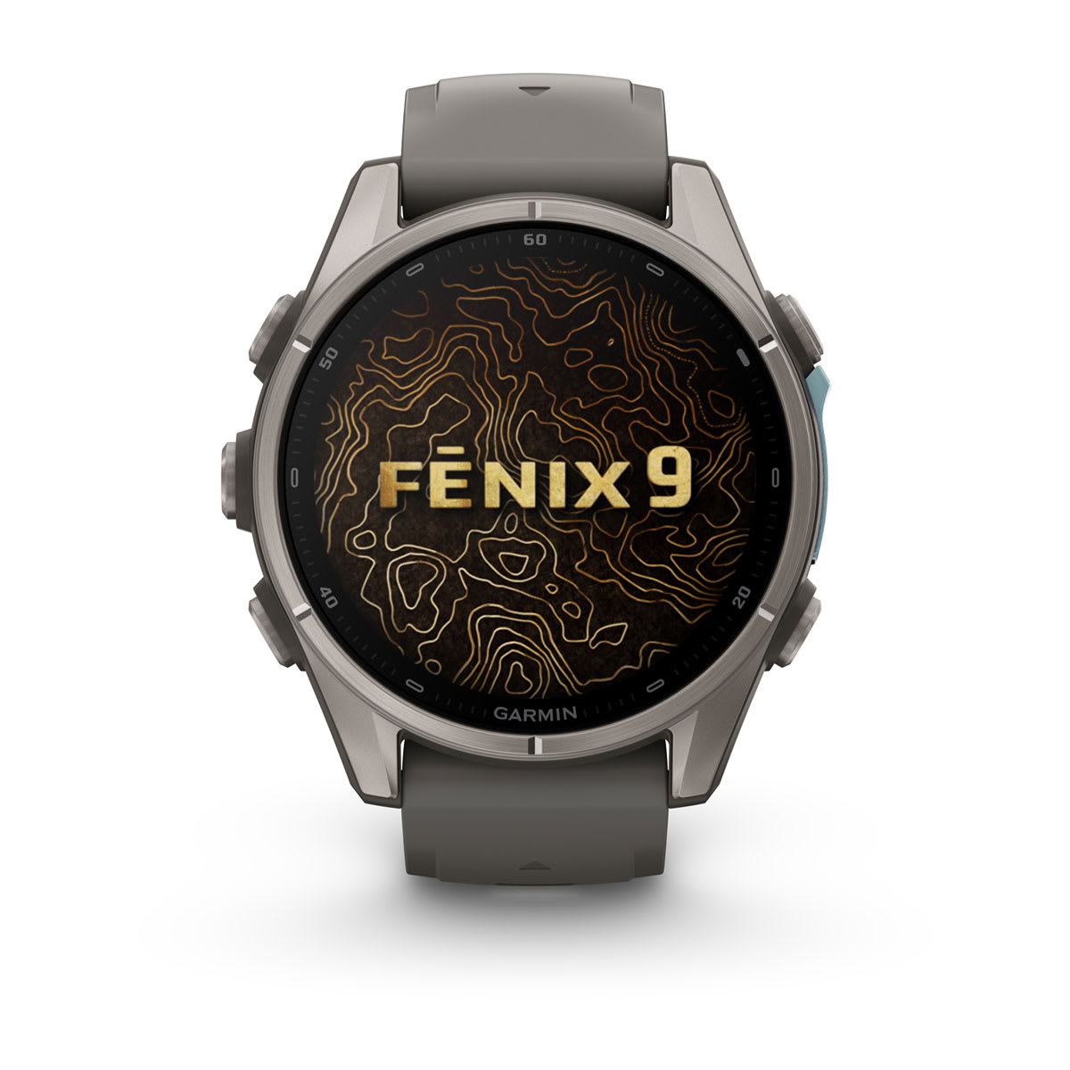 Спортивные часы Garmin fenix 9, 43 мм, Титан, цвет: галечный серый (Pebble Gray)