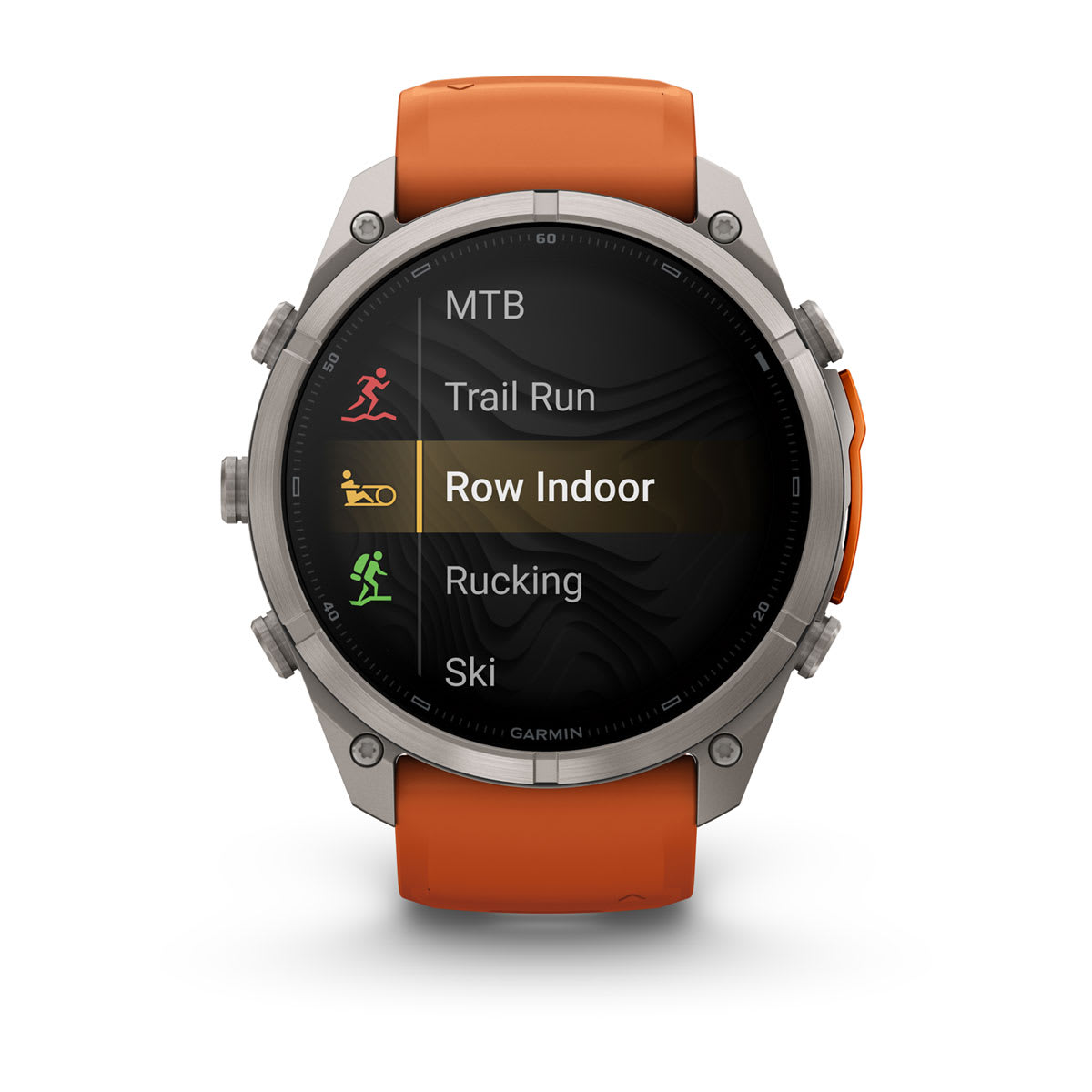Спортивные часы Garmin fenix 9 Pro inReach, 51 мм, LTE, Титан, цвет: осенний оранжевый / искристый оранжевый (Autumn Orange/Spark Orange)