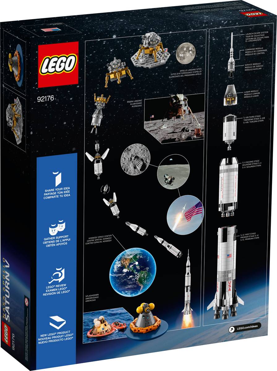 Конструктор LEGO Ideas 92176 NASA Apollo Saturn V