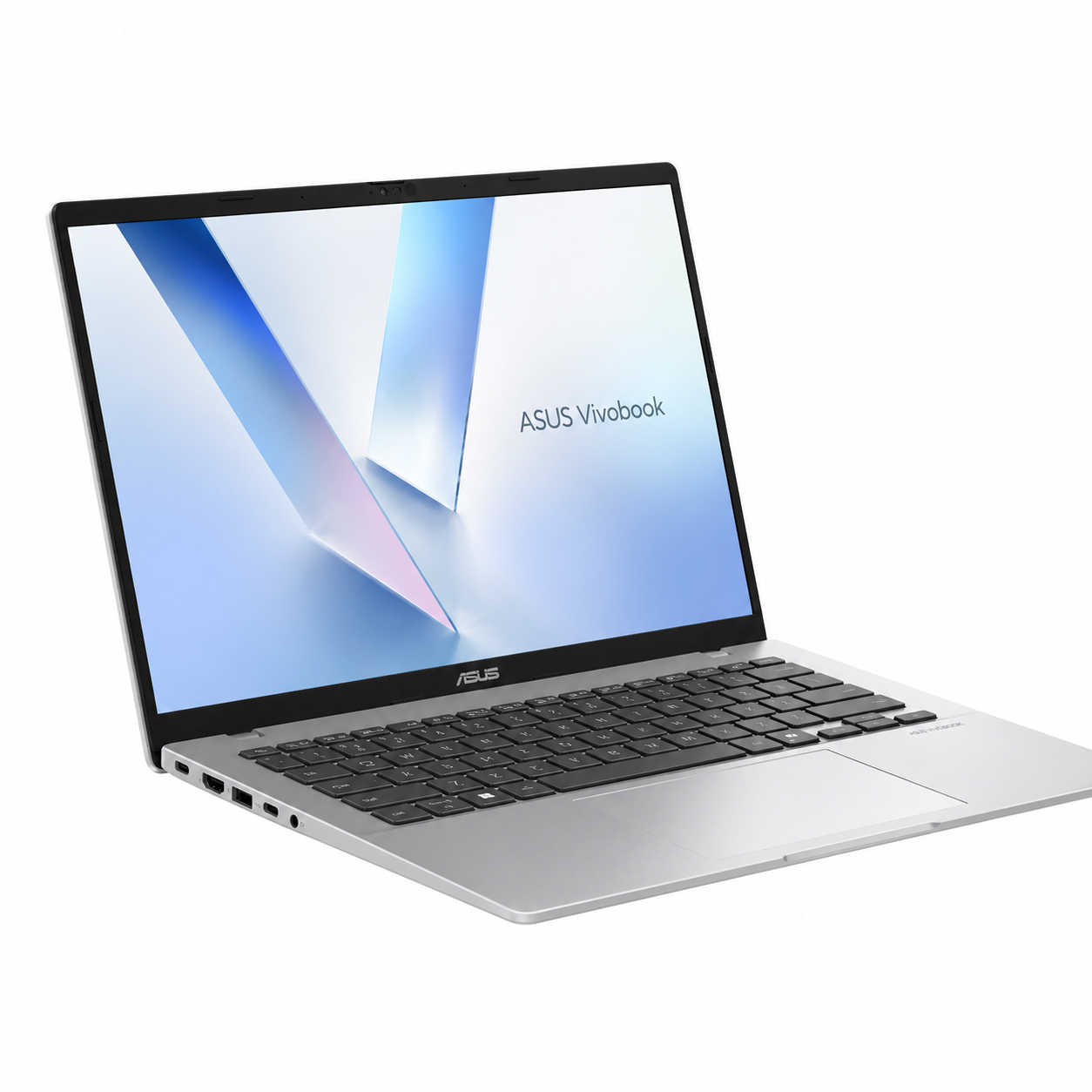 Ноутбук ASUS Vivobook 14 (Ryzen AI 5, 16 ГБ, 512 ГБ, WUXGA, Win 11) Серебристый