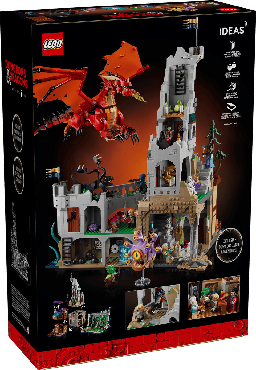 Конструктор LEGO Ideas 21348 Dungeons & Dragons: Red Dragon's Tale
