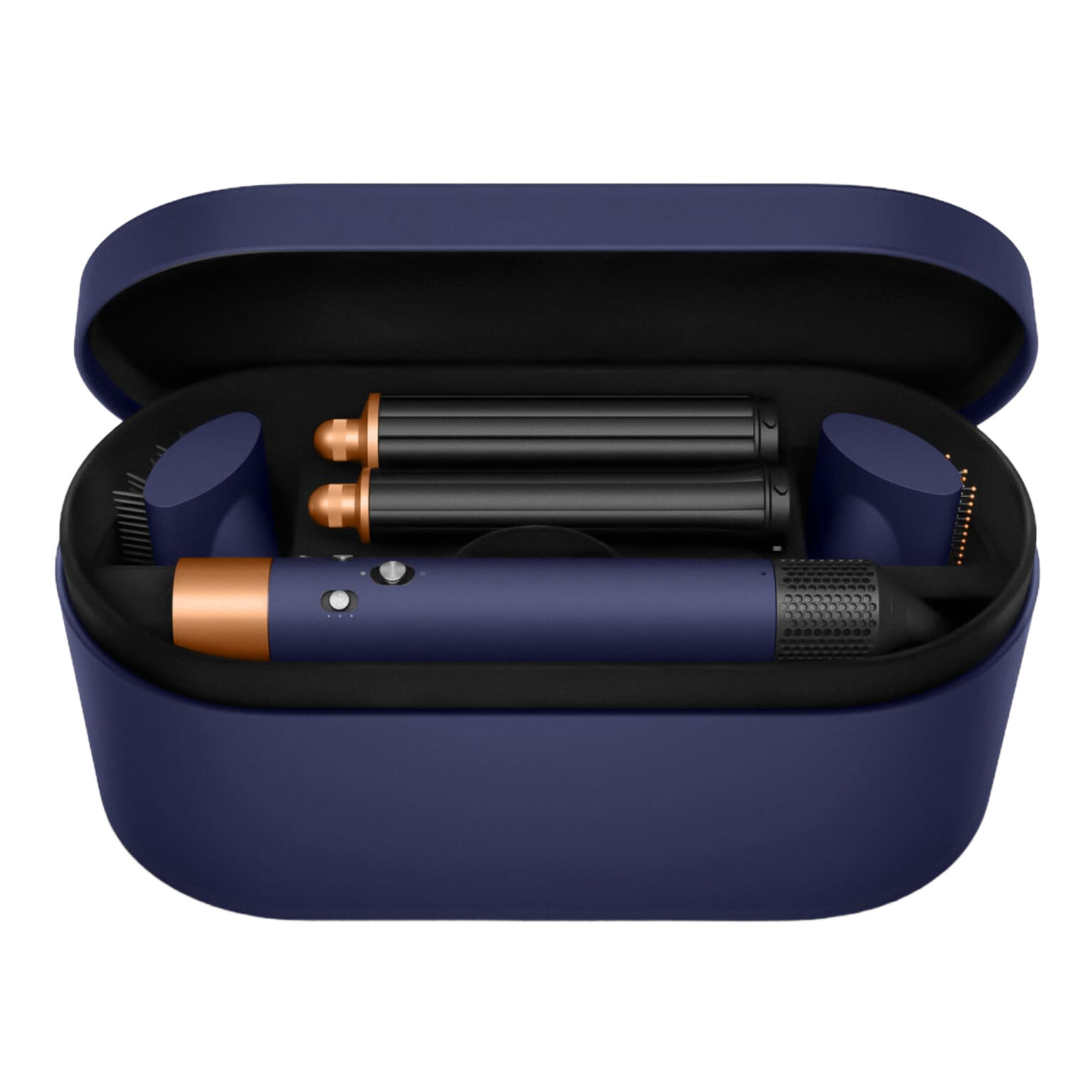 Стайлер Dyson HS08 Airwrap i.d. для прямых и волнистых (Straight+Wavy), Берлинская лазурь/медный (Prussian Blue/Rich Cooper) (Переходник в подарок)