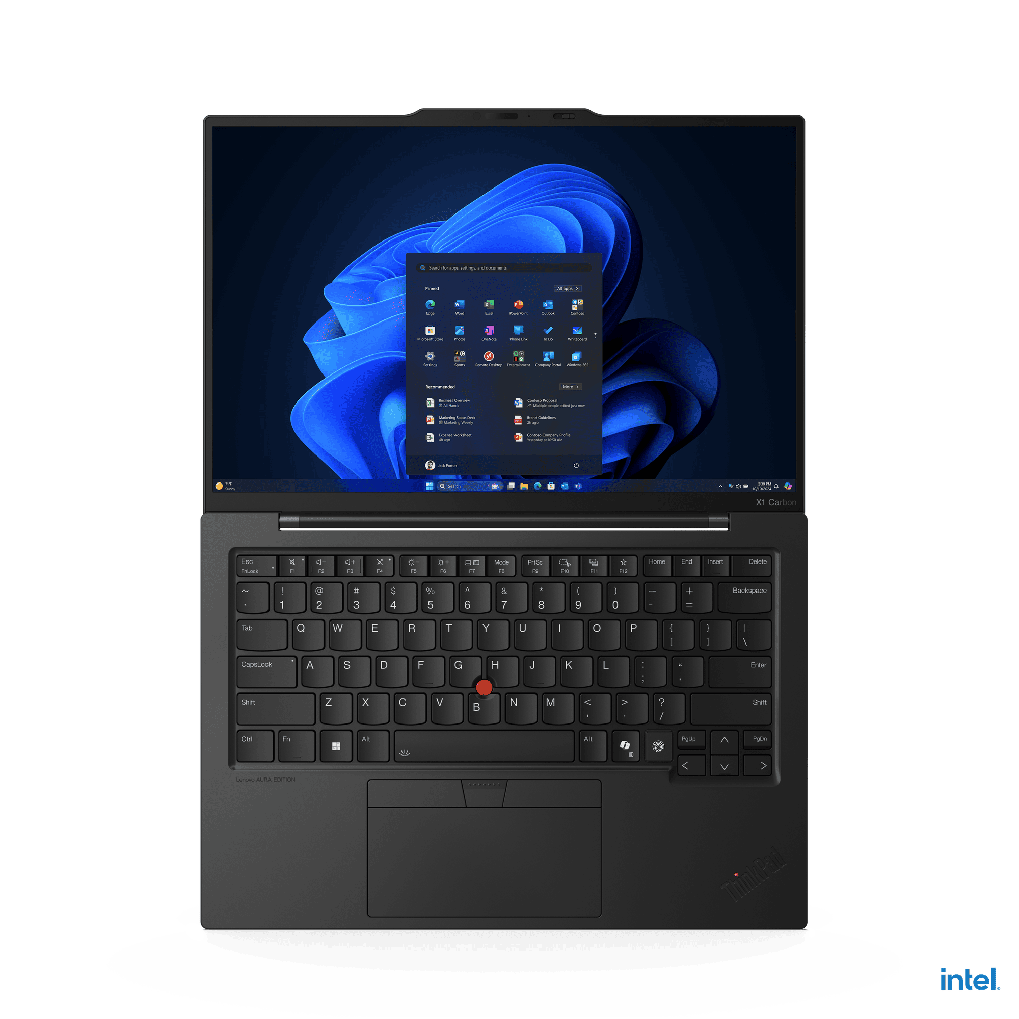 Ноутбук Lenovo ThinkPad X1 Carbon Gen 13 (Ultra 7, 32 ГБ, 2 ТБ, 2.8K OLED, Win 11 Pro) Черный