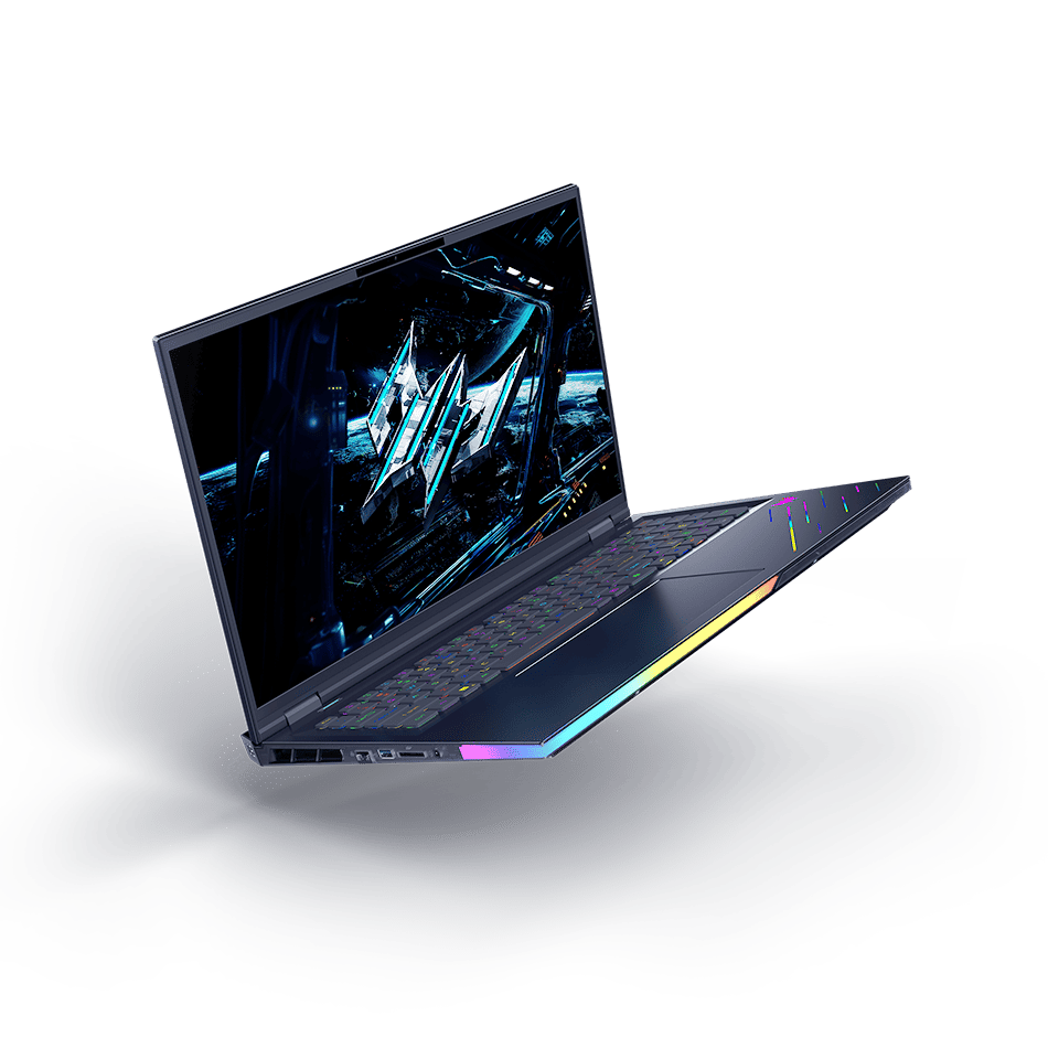 Игровой ноутбук Acer Predator Helios 18 AI (Ultra 9, 64 ГБ, 1 ТБ, RTX 5080, 250 Гц, Win 11) Черный