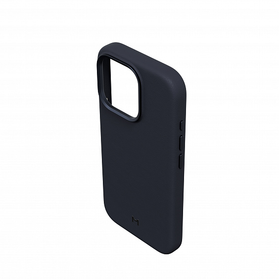 Чехол Magssory Eco Leather для iPhone 16 Pro, экокожа, синий (Blue)