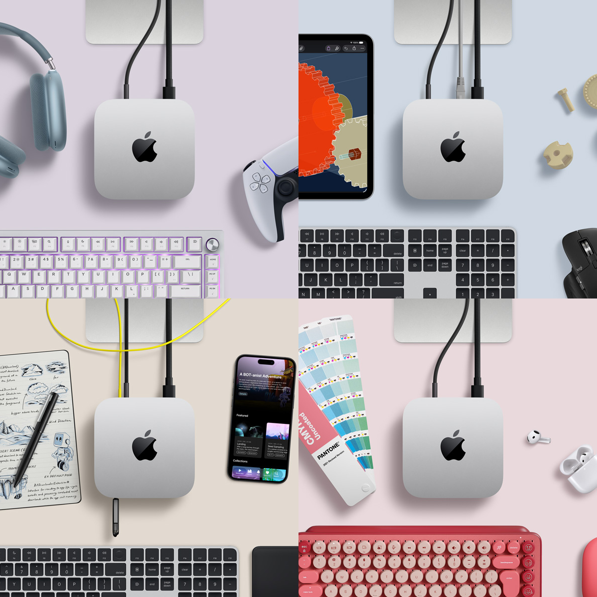 Компьютер Apple Mac Mini (2026) M5 Pro 15/16-Core, 48/2TB, Серебристый