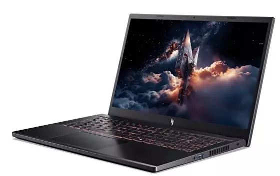 Игровой ноутбук Acer Nitro V 15 (Ryzen 7, 16 ГБ, 512 ГБ, RTX 5050, 165 Гц) Черный