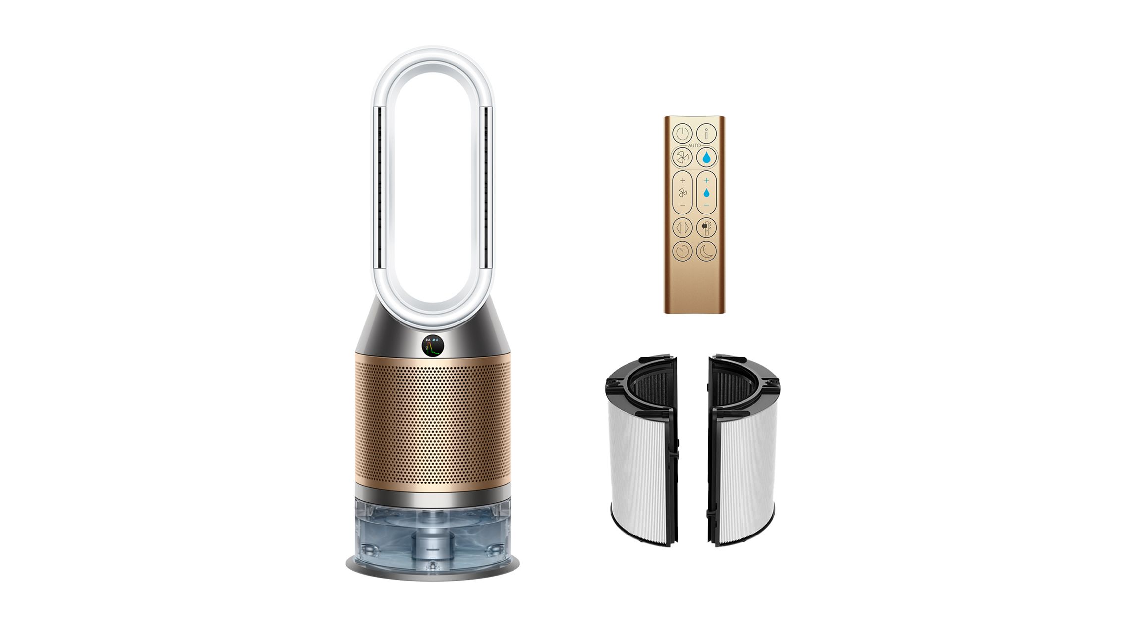 Очиститель воздуха DYSON PH05, Золотой/Белый (Gold / White) (Переходник в подарок)