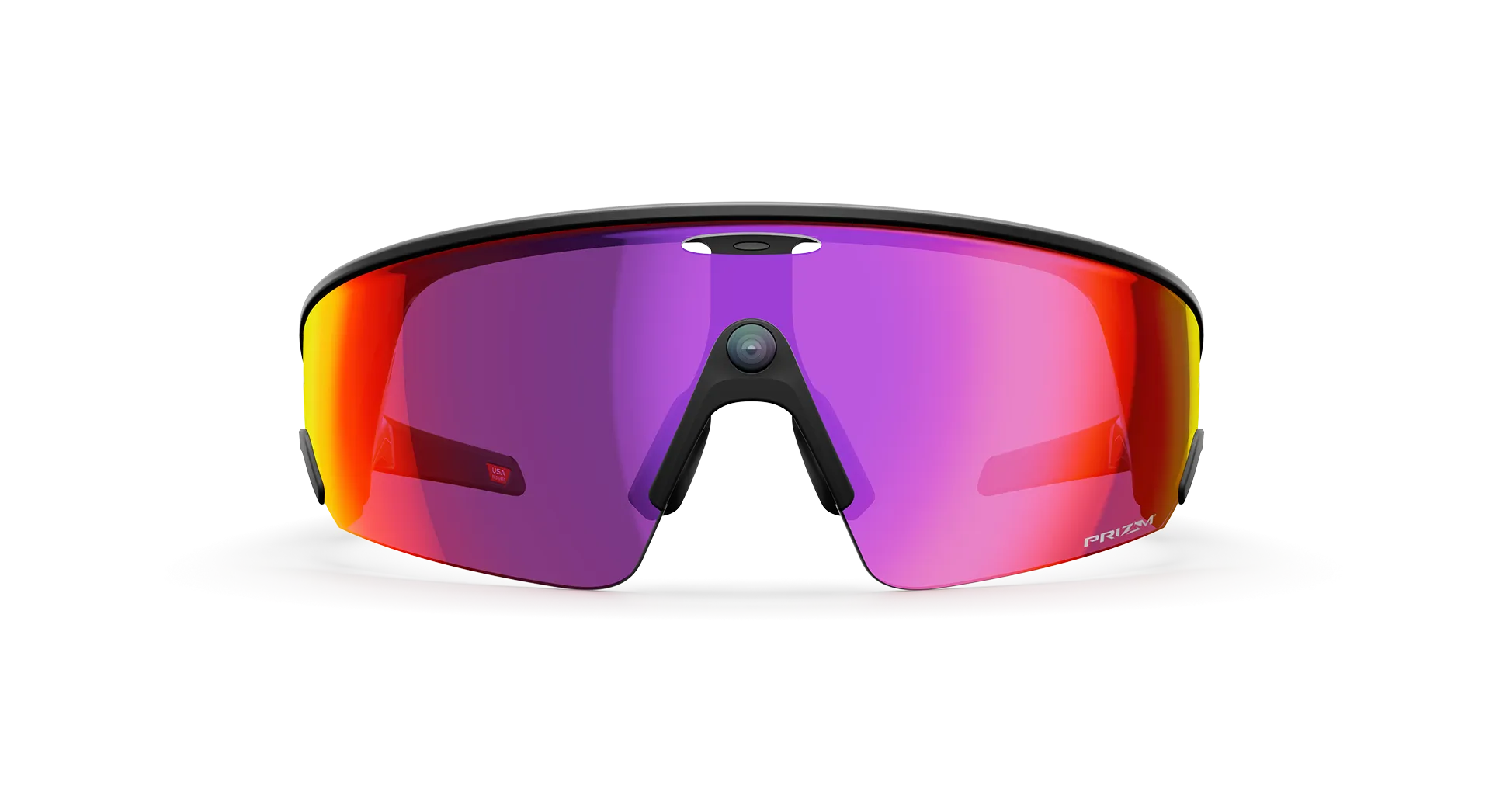 Умные очки Oakley Meta Vanguard, Черная оправа, розовые линзы (black/road)