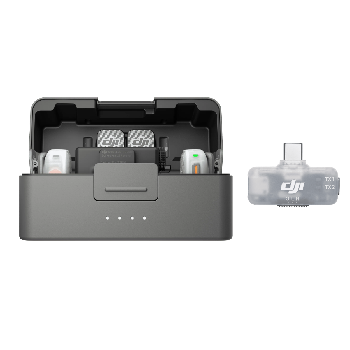 Петличный микрофон DJI Mic Mini 2S (2 TX + 1 RX + Зарядной кейс) + Mobile RX 