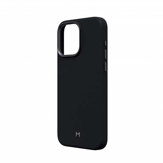 Чехол Magssory Eco Leather для iPhone 15 Pro Max, экокожа, Темная ночь (Midnight)