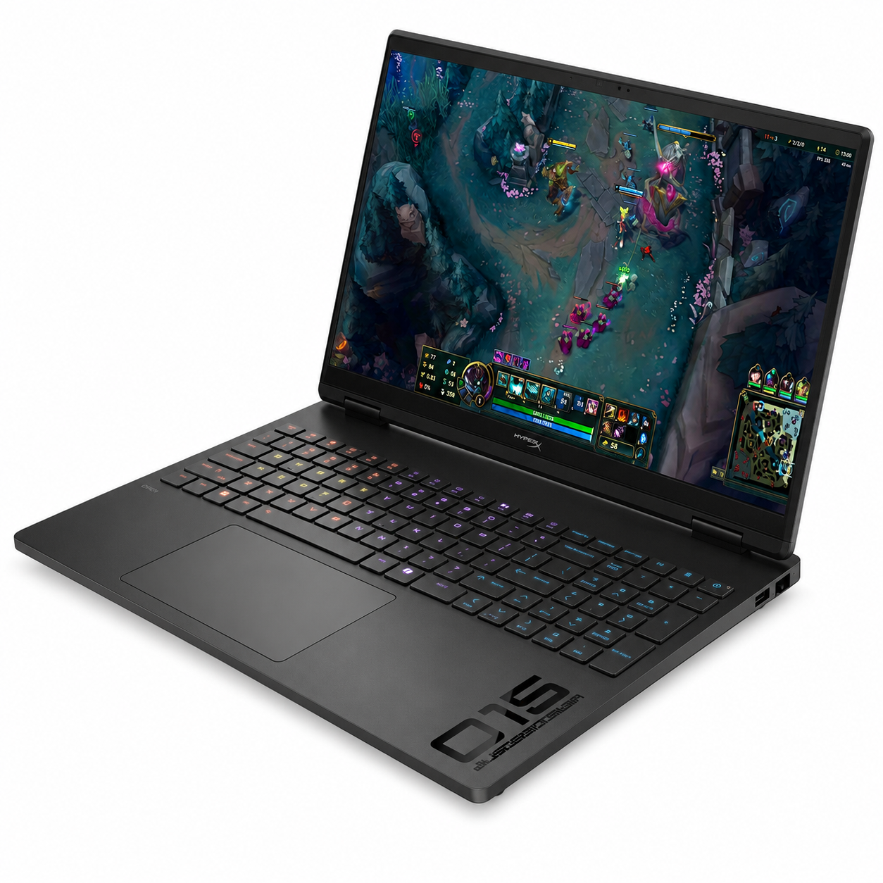 Игровой ноутбук HP HyperX OMEN 15 (Core 5, 32 ГБ, 512 ГБ, RTX 5050, 165 Гц, Win 11) Черный