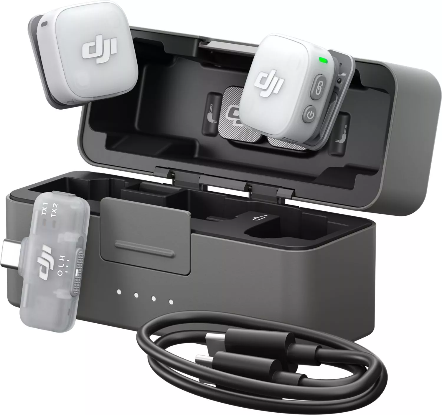 Петличный микрофон DJI Mic Mini 2 (2 TX + 1 Mobile RX + Зарядной кейс)