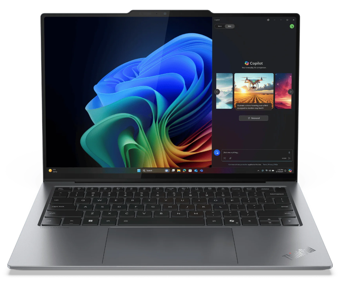 Ноутбук Lenovo ThinkPad X9 14 Aura (Ultra 7, 32 ГБ, 1 ТБ SSD, OLED, 120 Гц, Touch) Серый