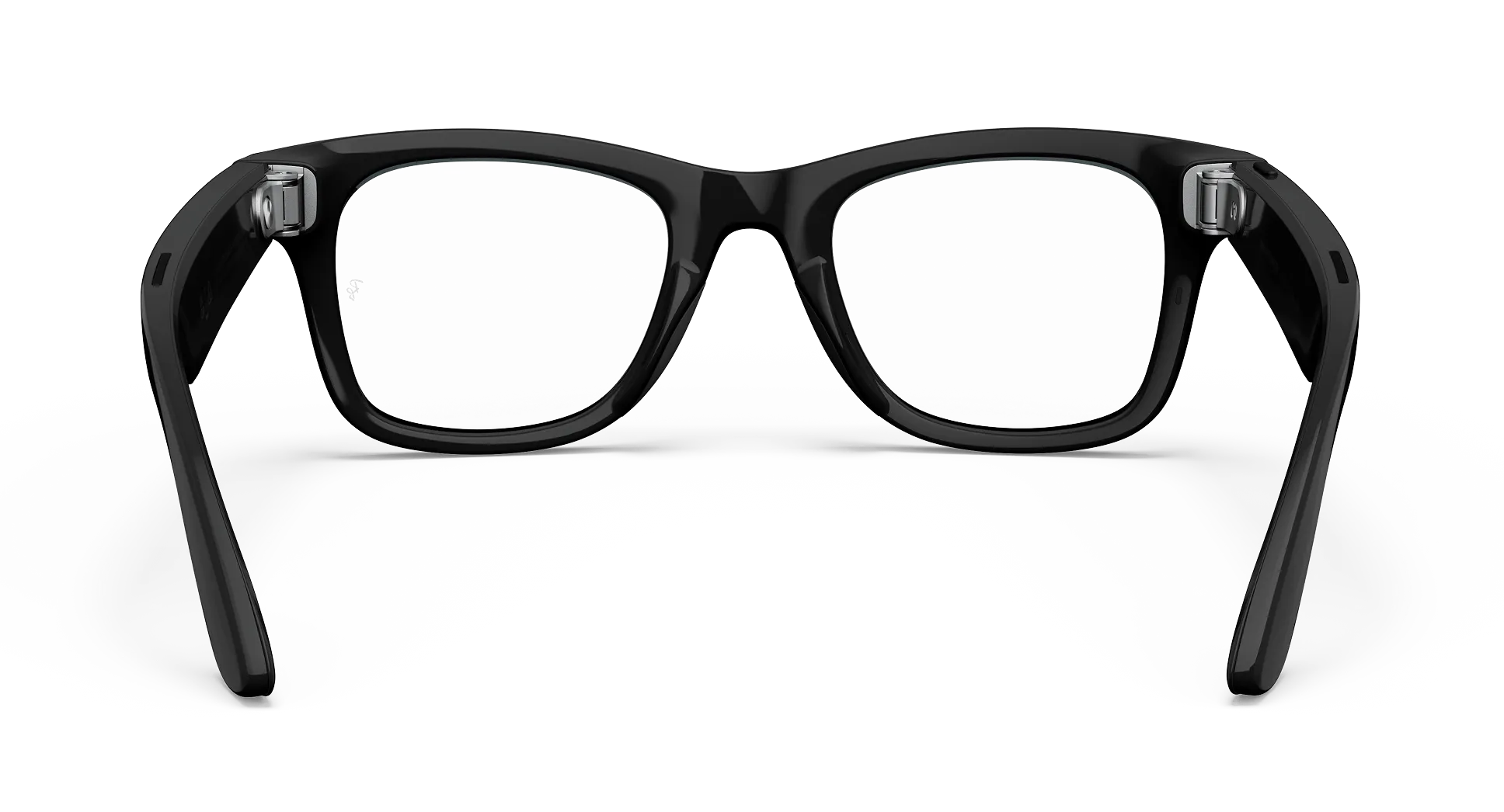Умные очки Ray-Ban Meta Wayfarer RW4008 (Gen 1), Глянцевый чёрный / Прозрачный (601/SB53), 53 (L)