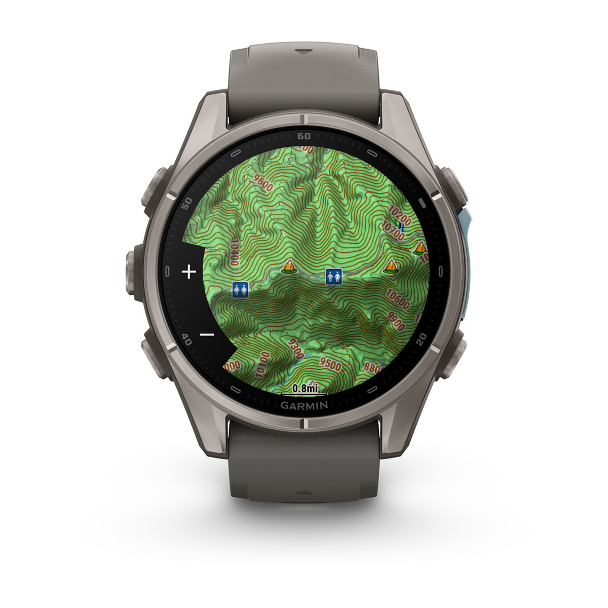 Спортивные часы Garmin fenix 9, 43 мм, Титан, цвет: галечный серый (Pebble Gray)