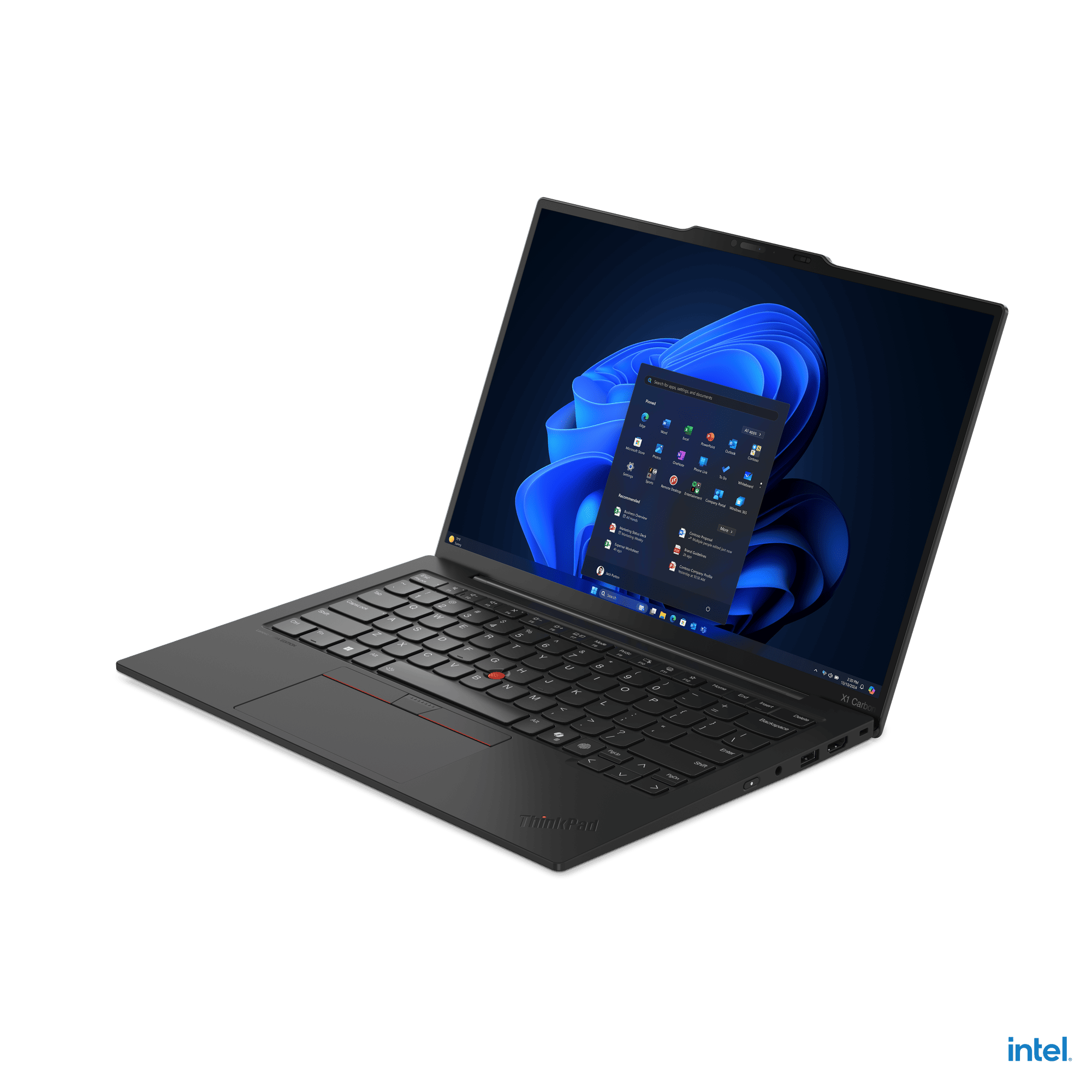 Ноутбук Lenovo ThinkPad X1 Carbon Gen 13 (Ultra 7, 32 ГБ, 2 ТБ, 2.8K OLED, Win 11 Pro) Черный