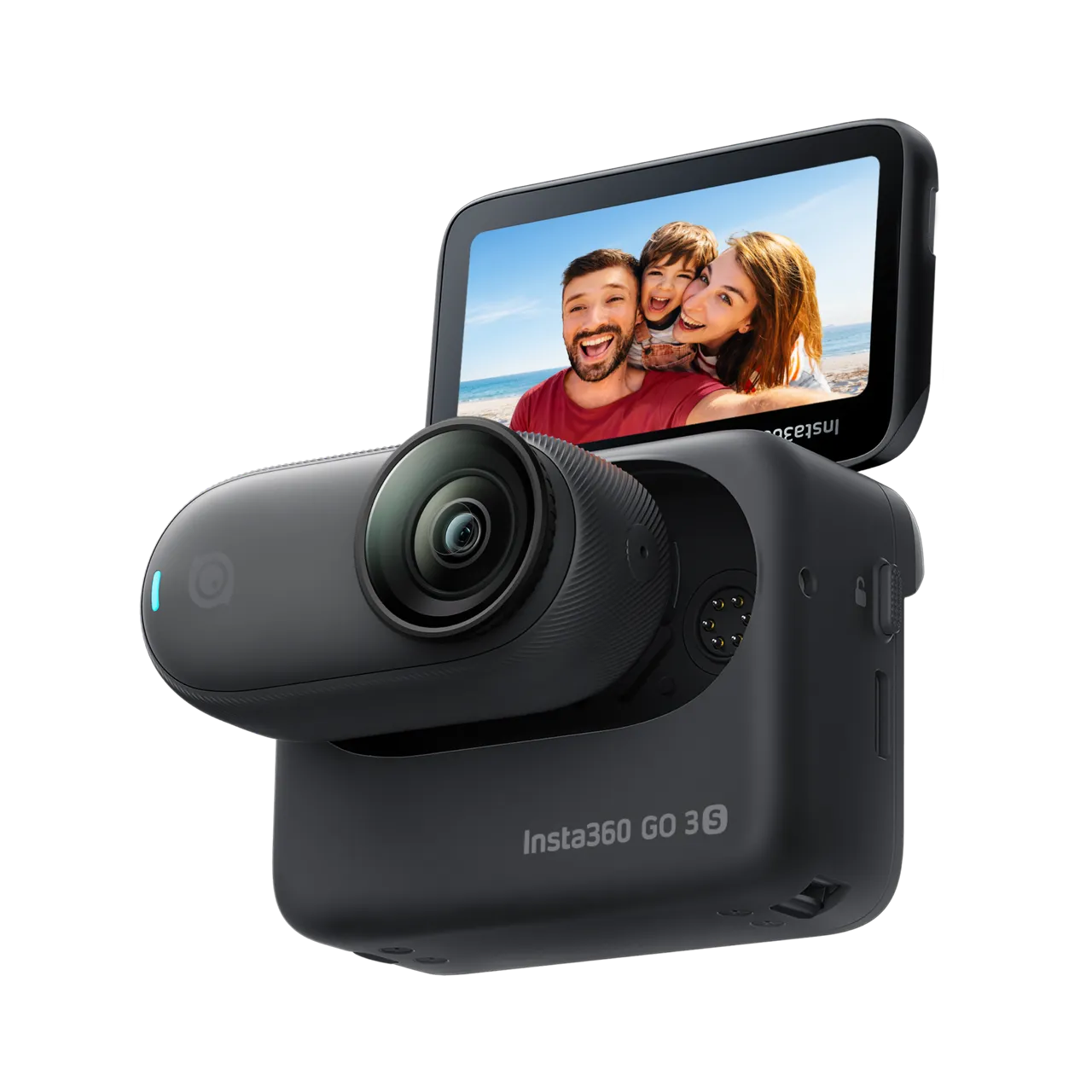 Экшн-камера Insta360 GO 3S 128gb, Черная (Cosmic Black)