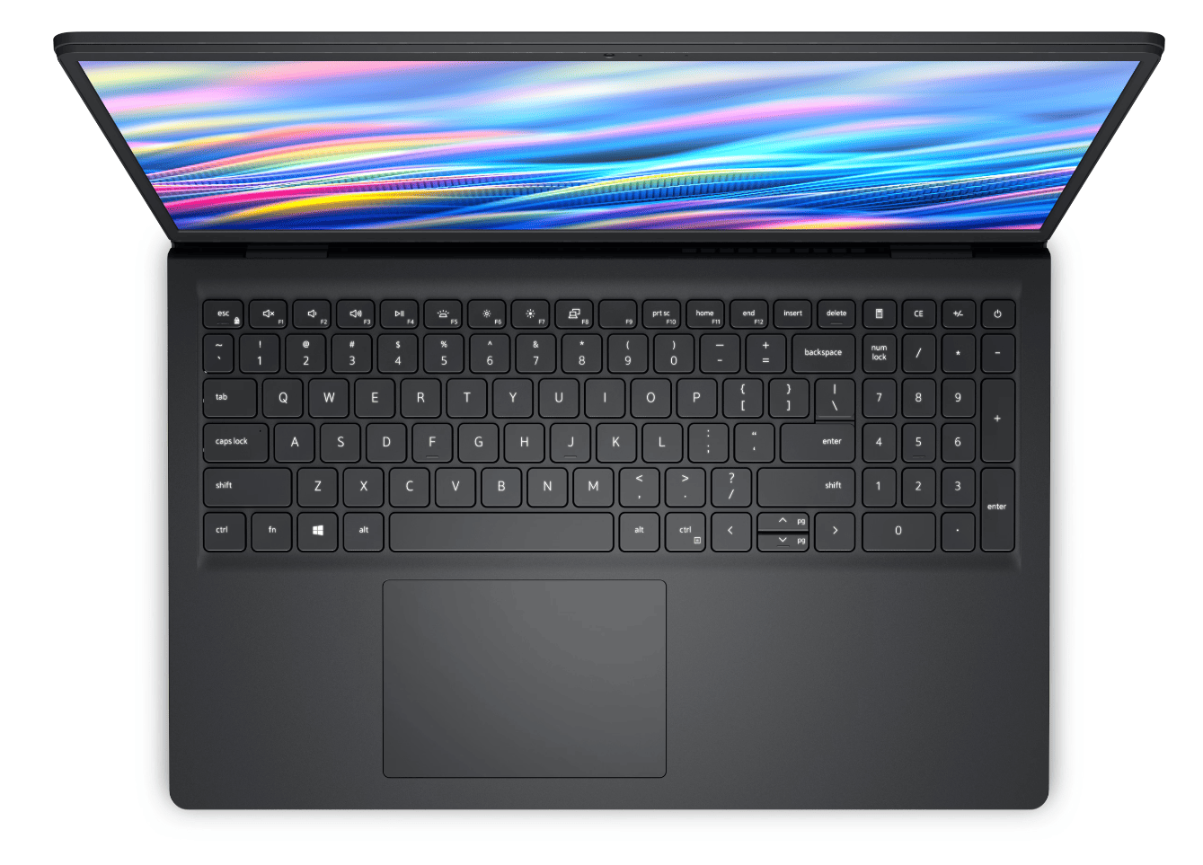 Ноутбук Dell 15 (Intel i5, 8 ГБ, 512 ГБ, FHD 120 Гц, Win 11) Черный