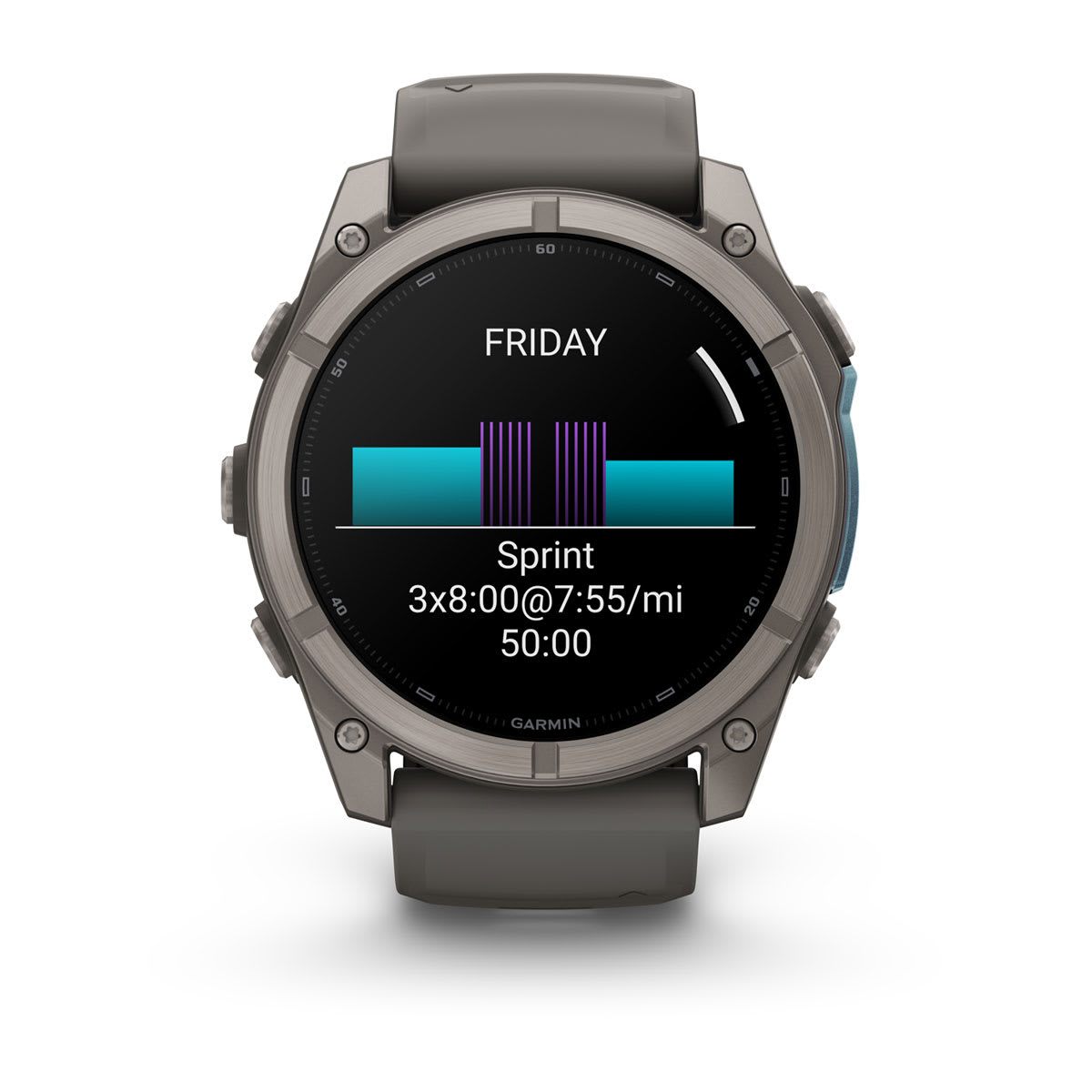 Спортивные часы Garmin fenix 9, 51 мм, Титан, цвет: галечный серый (Pebble Gray)