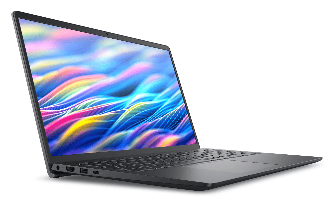 Ноутбук Dell 15 (Intel i5, 8 ГБ, 512 ГБ, FHD 120 Гц, Win 11) Черный