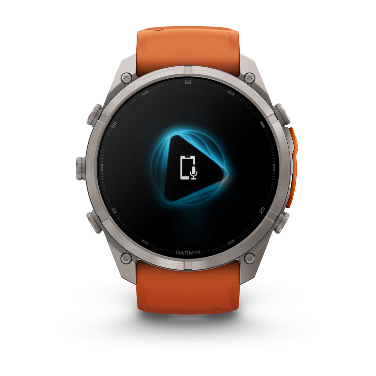 Спортивные часы Garmin fenix 9 Pro inReach, 51 мм, LTE, Титан, цвет: осенний оранжевый / искристый оранжевый (Autumn Orange/Spark Orange)
