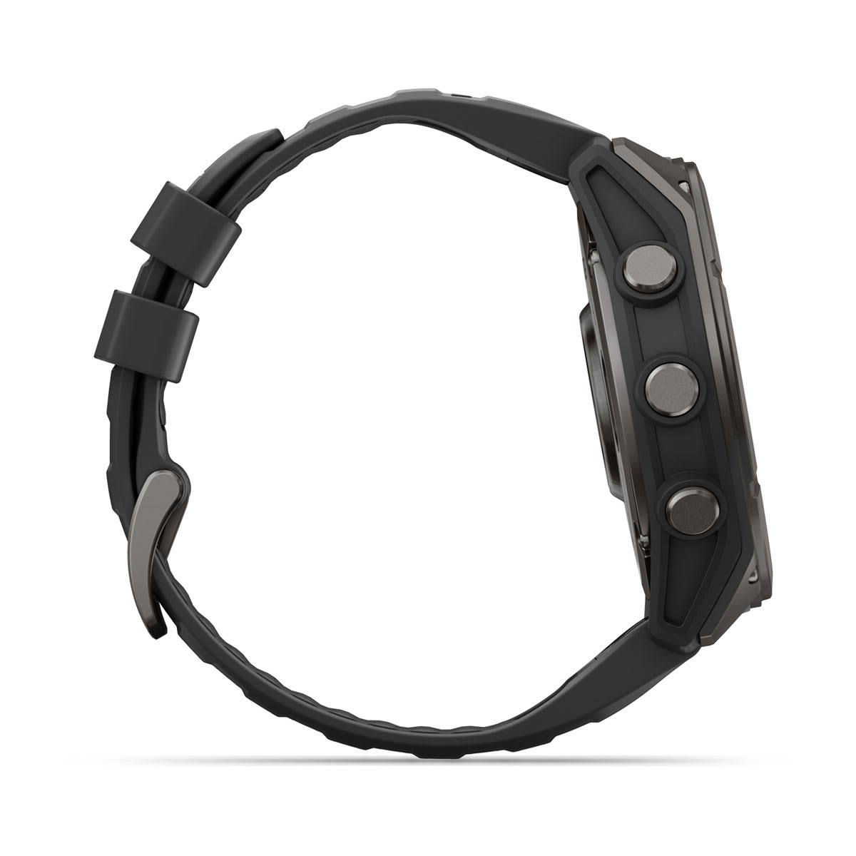 Спортивные часы Garmin fenix 9, 51 мм, Титан с покрытием DLC Серый карбон, цвет: черный (Black)