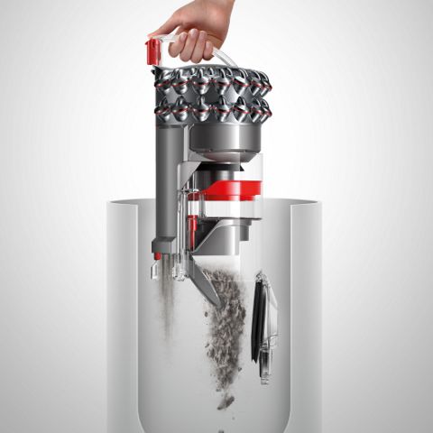 Проводной Пылесос Dyson Cinetic Big Ball Absolute 2, Серый/Красный (Nickel/Red)