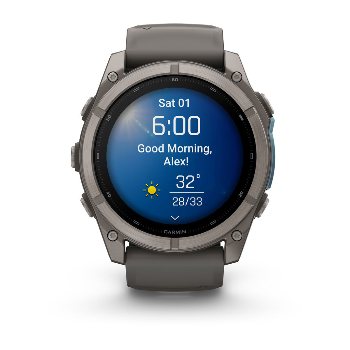 Спортивные часы Garmin fenix 9, 51 мм, Титан, цвет: галечный серый (Pebble Gray)