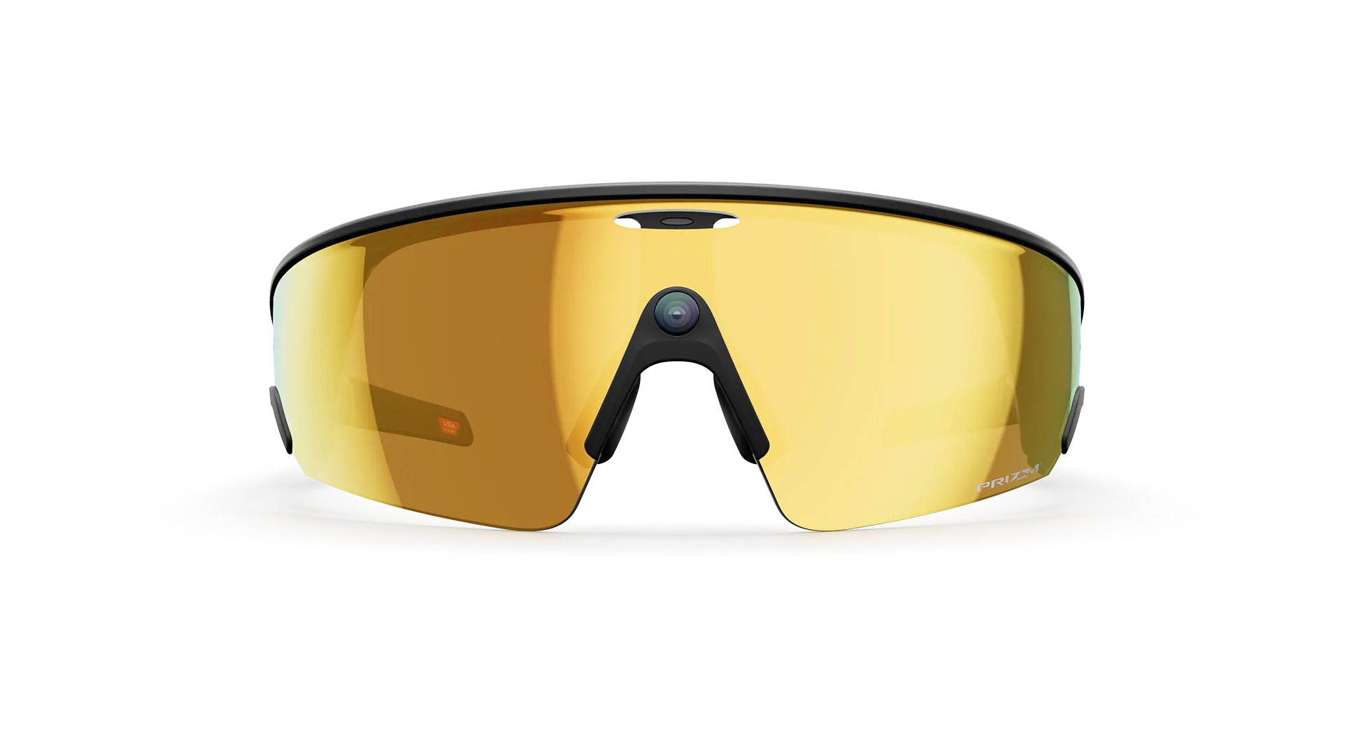 Умные очки Oakley Meta Vanguard, Черная оправа, желтые линзы (black/24K)