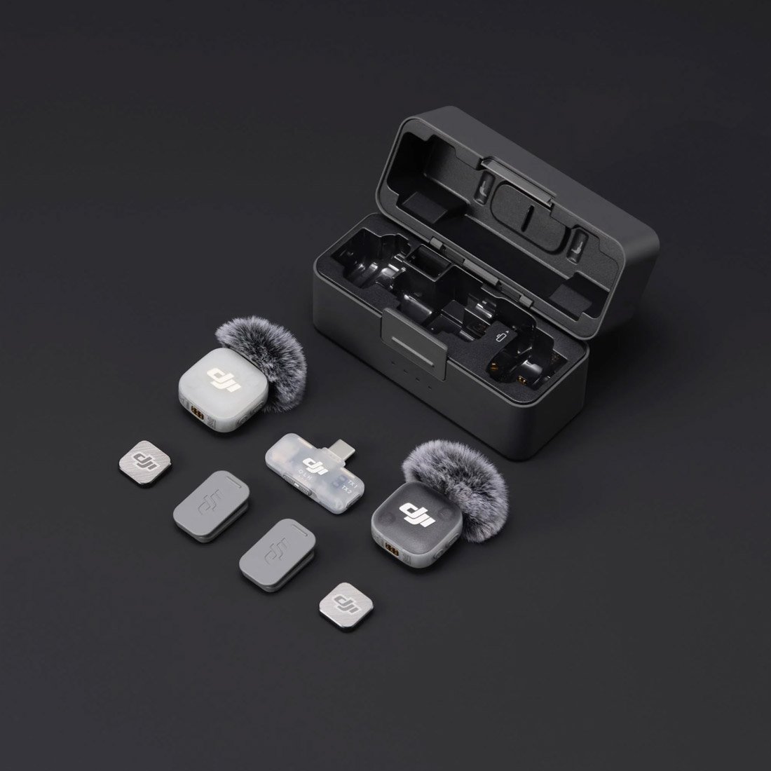 Петличный микрофон DJI Mic Mini 2 (2 TX + 1 Mobile RX + Зарядной кейс)
