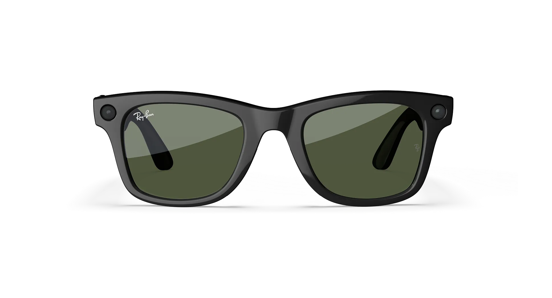 Умные очки Ray-Ban Meta Wayfarer RW4012 (Gen 2), Глянцевый чёрный/ G15 Зелёный (601/71), 50 (M)