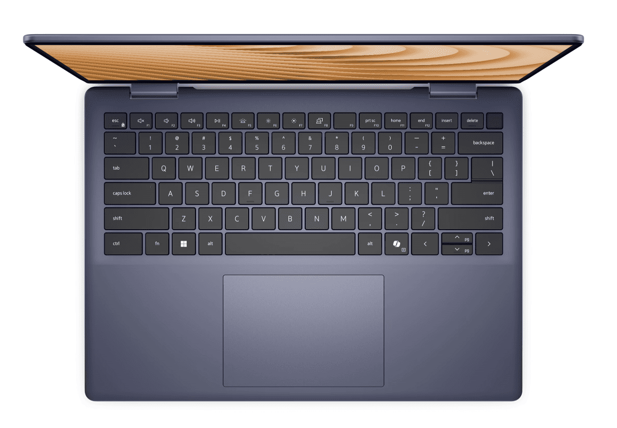 Ноутбук Dell Plus 14 2-in-1 (Ryzen AI 5, 16 ГБ, 512 ГБ, сенсорный экран, Win 11) Тёмно-синий