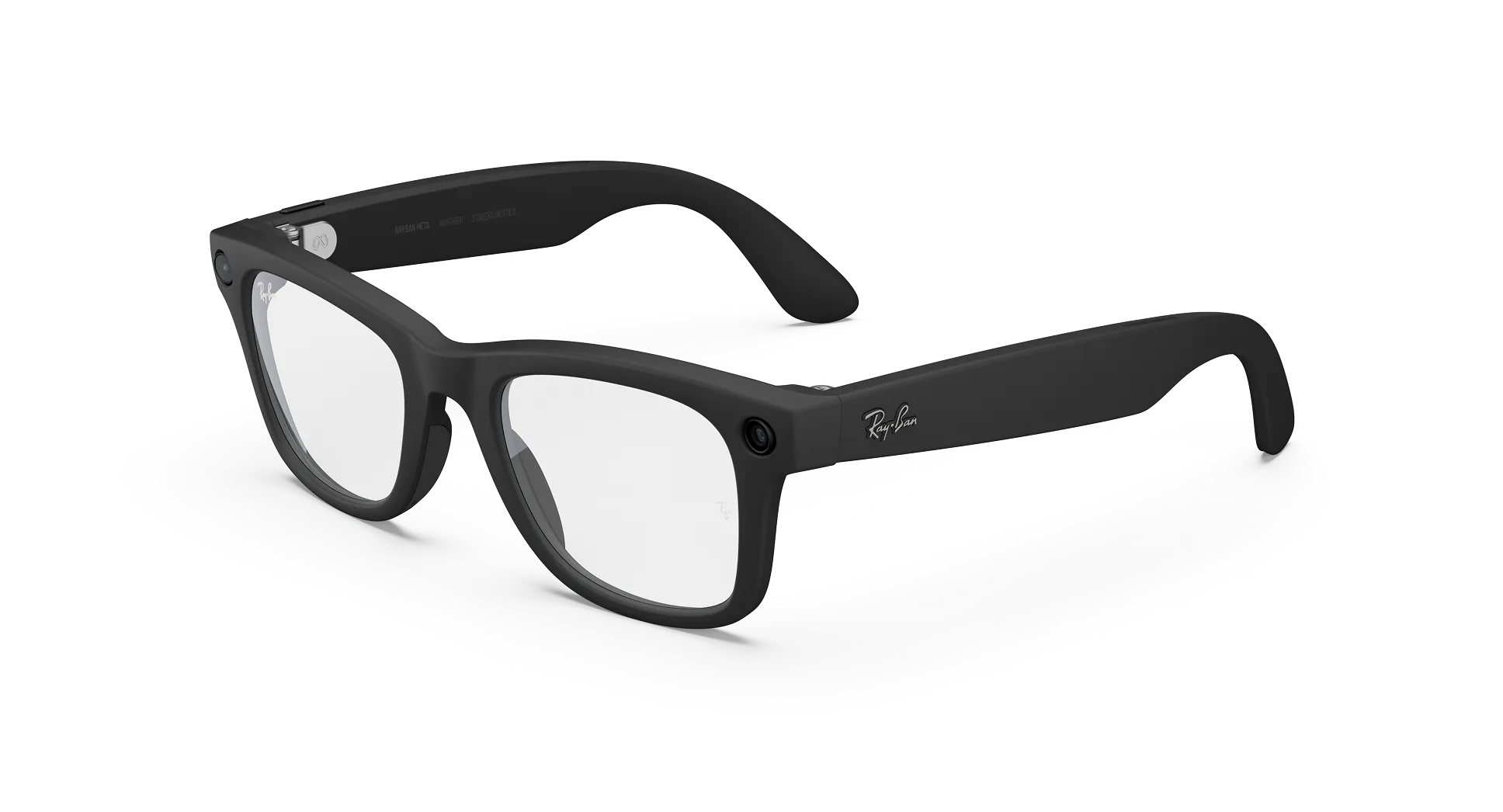Умные очки Ray-Ban Meta Wayfarer RW4012 (Gen 2), Матовый чёрный/ Прозрачный (601/SSB50), 50 (M)